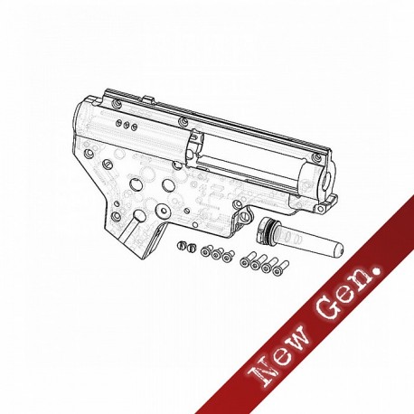 Retro Arms - Szkielet gearboxa V2 QSC 9mm