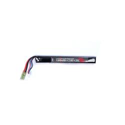 ASG - Bateria LiPo 7,4V 1300mAh 25C 1stick - 18568-14